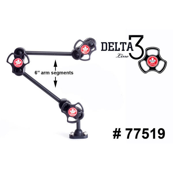 Aquatica 77519 TLC Delta 3 Strobe 6" Macro Arm Kit