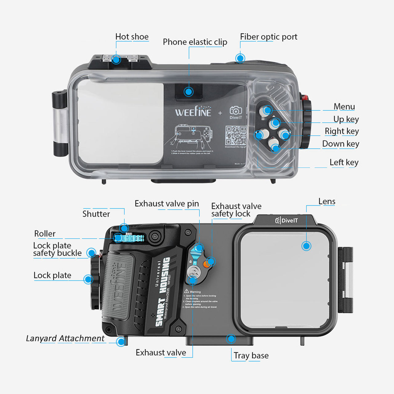 WEEFINE Universal Smart Phone Housing