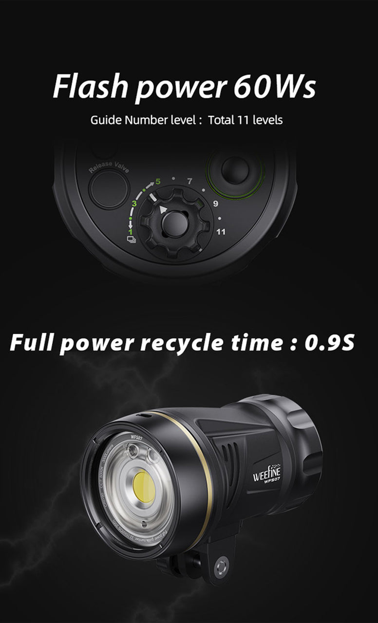 Weefine WFS07 Compact Strobe & Video Light