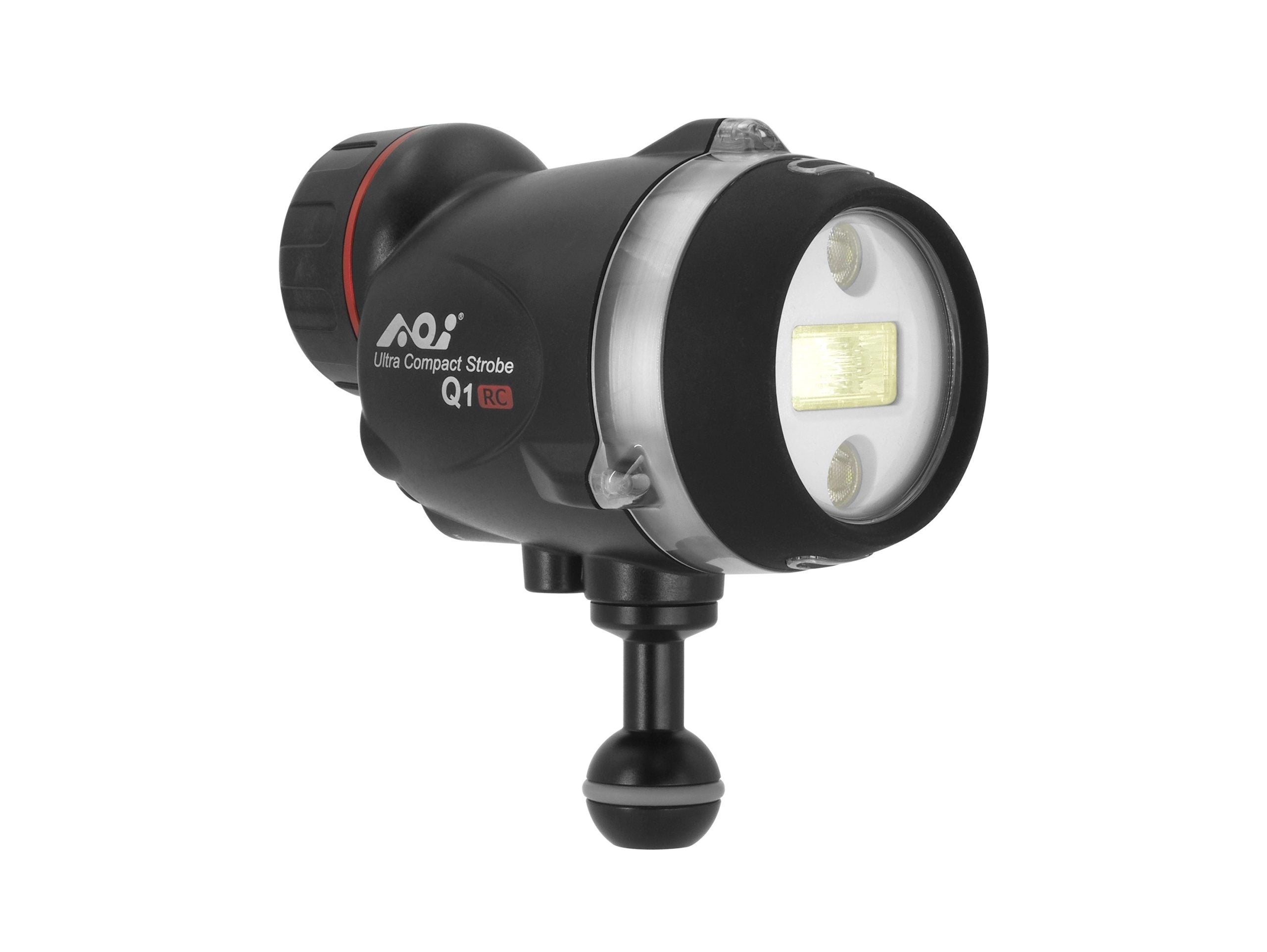 AOI UCS-Q1RC Ultra Compact Strobe Q1 with Olympus RC Mode Black