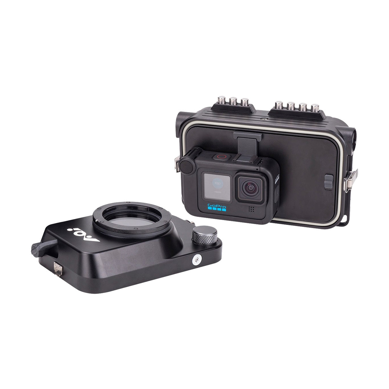 AOI GoPro Underwater Housing and Monitor for Hero 12, 11, 10, 9