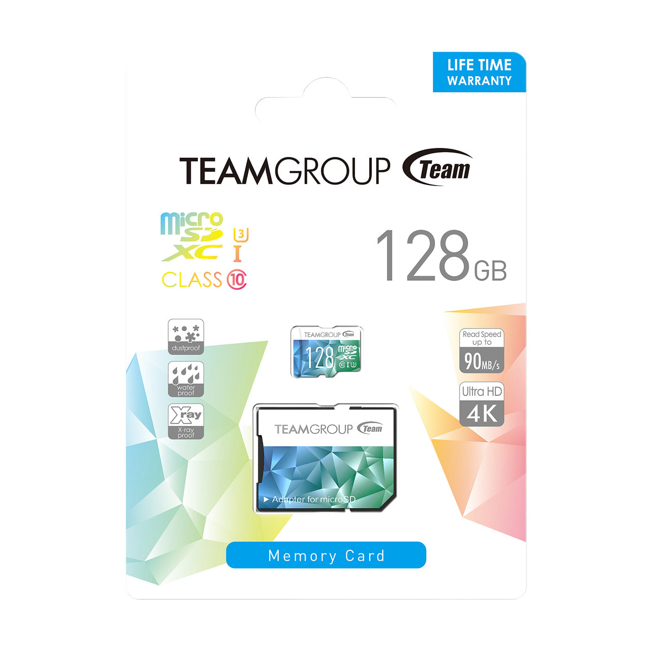 Team Micro SD UHS-1 Card 128GB Ultra HD / 4K