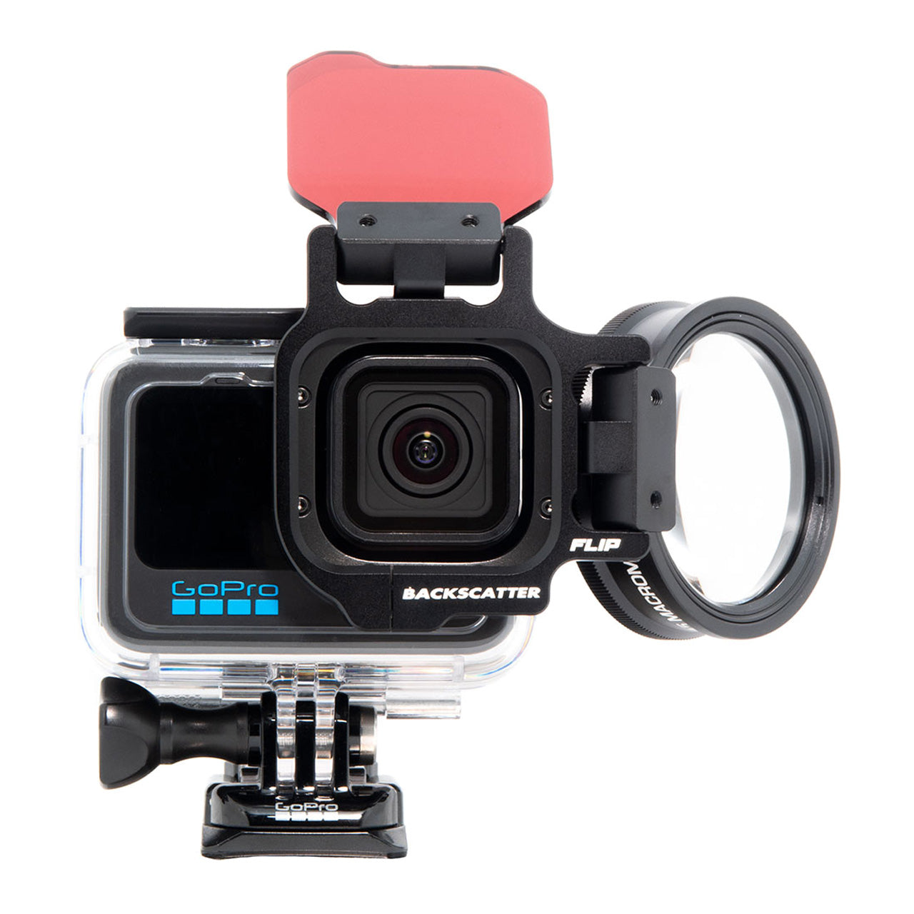 BACKSCATTER FLIP12 Pro Package: Dive & Deep Filters + MacroMate Mini Lens for GoPro