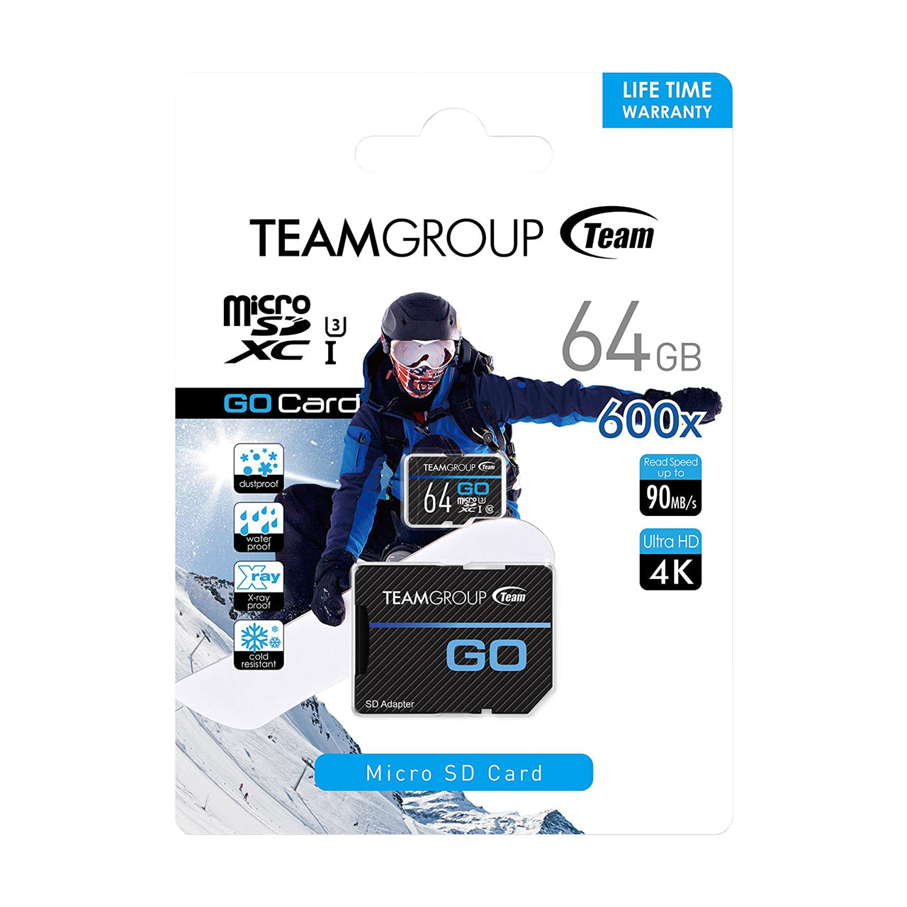 Team Micro SD UHS-1 Card 64GB Ultra HD / 4K